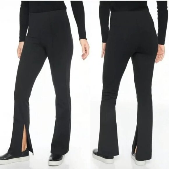 Athleta Greenwich Side Split Flared Legging Pants - Picture 1 of 10